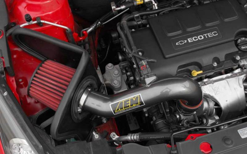 AEM 2011-2014 Chevrolet Cruze 1.4L - Cold Air Intake System - Gunmetal Gray - eliteracefab.com