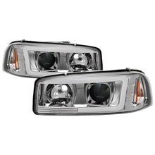 Load image into Gallery viewer, Spyder GMC Sierra 1500/2500/3500 99-06 V2 Projector Headlights - DRL - Chrome PRO-YD-CDE00V2-LB-C - eliteracefab.com