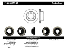 Load image into Gallery viewer, STOPTECH POWER SLOT 00-05 FORD EXCURSION / 99-04 F250/F350 FRONT RIGHT SLOTTED CRYO BRAKE ROTOR, 126.65086CSR - eliteracefab.com