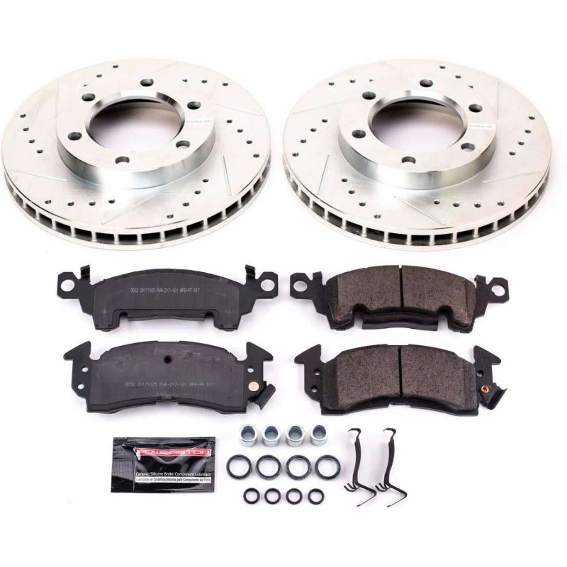 Power Stop 71-74 Chevrolet Blazer Front Z23 Evolution Sport Brake Kit - eliteracefab.com