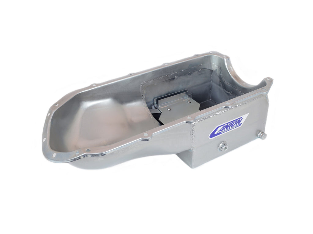 Canton 15-450 Oil Pan For Pontiac 301-455 Shallow Road Race Pan - eliteracefab.com