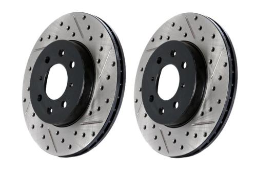 STOPTECH DRILLED SPORT BRAKE ROTOR, 128.33098L - eliteracefab.com