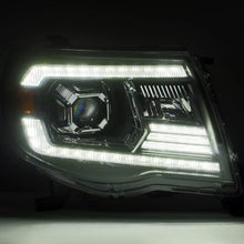 Load image into Gallery viewer, AlphaRex 05-11 Toyota Tacoma LUXX LED Projector Headlights Plank Style Alpha Black w/Activ Light/DRL - eliteracefab.com