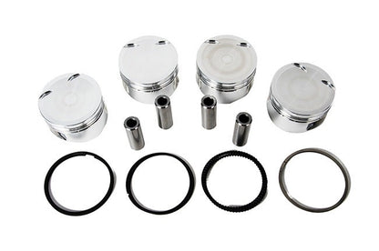 JE Pistons 2013+ VW/Audi 2.0T TSI (22mm Pin) 83mm Bore 10.0:1 CR -5.2cc Dish FSR Piston (Set of 4) - eliteracefab.com