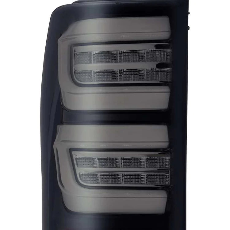 AlphaRex 07-13 Toyota Tundra PRO-Series LED Tail Lights Jet Black - eliteracefab.com