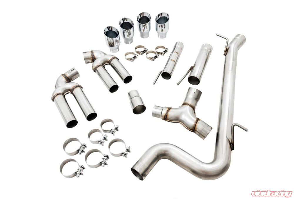 AWE Tuning Audi 8V S3 Track Edition Exhaust w/Chrome Silver Tips 102mm - eliteracefab.com