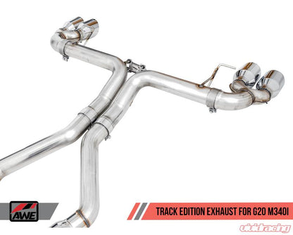 AWE Tuning 2019+ BMW M340i (G20) Track Edition Exhaust (Use OE Tips) - eliteracefab.com