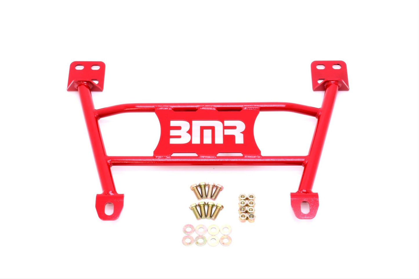 BMR CHASSIS BRACE RADIATOR SUPPORT RED (05-14 MUSTANG/GT500) - eliteracefab.com