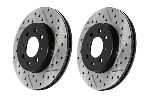 STOPTECH 5/93-98 TOYOTA SUPRA (EXC TURBO) DRILLED LEFT REAR ROTOR, 128.44084L - eliteracefab.com