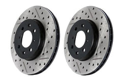 STOPTECH 11-17 VOLKSWAGEN JETTA /GOLF / GOLF GTI SLOTTED & DRILLED REAR RIGHT ROTOR, 127.33135R - eliteracefab.com