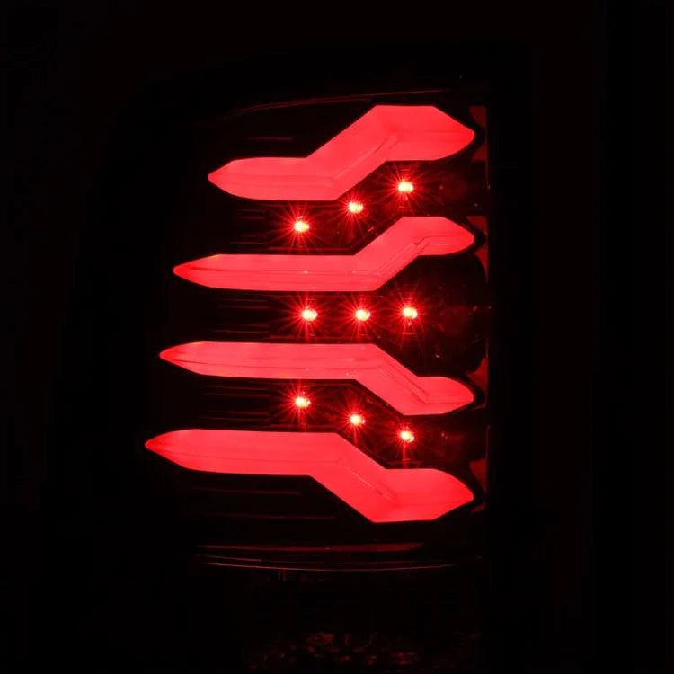 AlphaRex 09-18 Dodge Ram 1500 PRO-Series LED Tail Lights Jet Black - eliteracefab.com