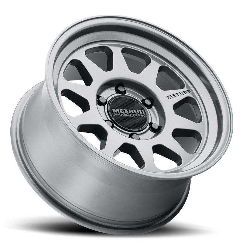 Method MR316 17x8.5 0mm Offset 6x5.5 106.25mm CB Gloss Titanium Wheel - eliteracefab.com