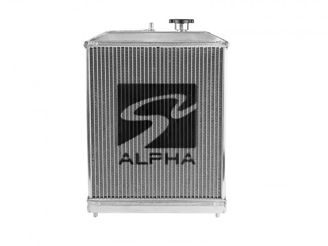 Skunk2 Alpha Series 92-00 Honda Civic Radiator (Half Size) (Dual Core) (Manual Trans.) - eliteracefab.com