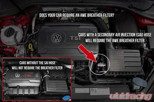 AWE Tuning Audi / Volkswagen MQB 1.8T/2.0T/Golf R Carbon Fiber AirGate Intake w/ Lid - eliteracefab.com