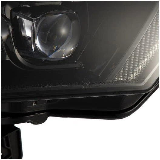 AlphaRex 14-22 Toyota 4Runner (2021 Req. Conv) NOVA LED Proj HL Alpha-Blk Actv Lgt Seq. Sig + SB DRL - eliteracefab.com