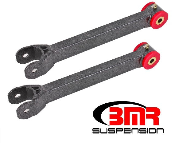 BMR LOWER TRAILING ARMS NON-ADJUSTABLE POLY BLACK (2016+ CAMARO) - eliteracefab.com