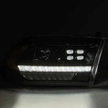 Load image into Gallery viewer, AlphaRex 09-18 Dodge Ram 2500 LUXX LED Proj Headlights Plank Style Black w/Activ Light/DRL - eliteracefab.com