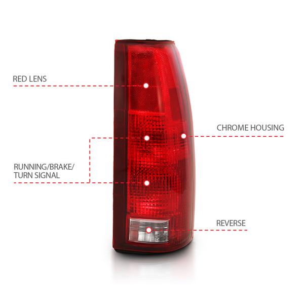 ANZO 2001-2011 Ford Ranger LED Tail Lights w/ Light Bar Black Housing Clear Lens - eliteracefab.com