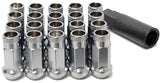 WHEEL MATE MONSTER OPEN END LUG NUT SET OF 20 – SILVER 14×1.50