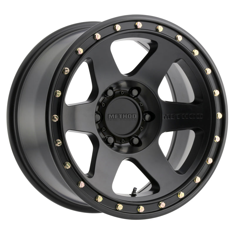 Method MR310 Con6 17x8.5 +35mm Offset 6x5.5 106.25mm CB Matte Black Wheel - eliteracefab.com