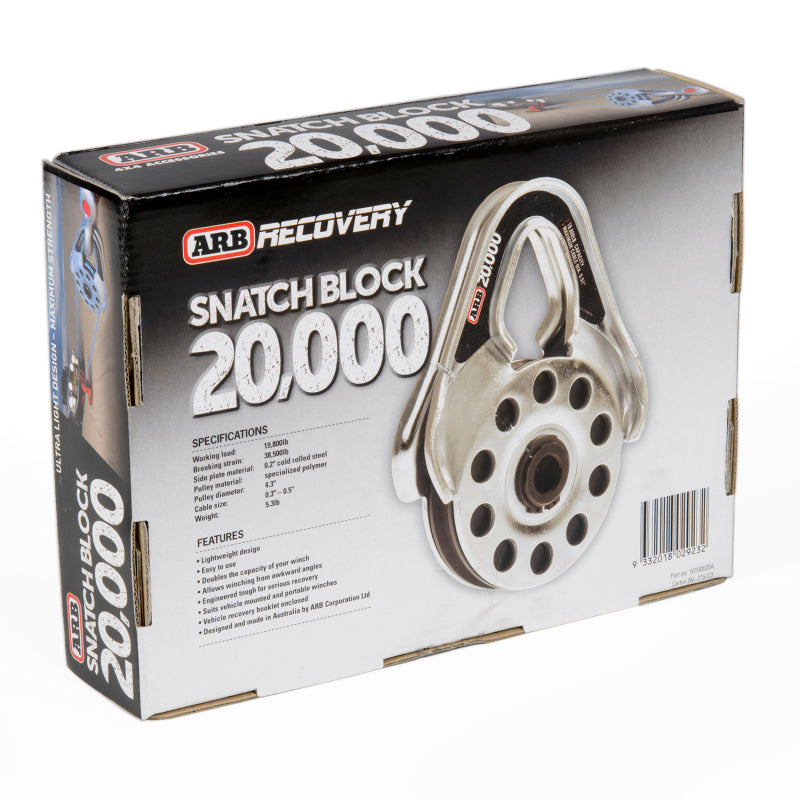 ARB Snatch Block Ultra Light 20000 - eliteracefab.com