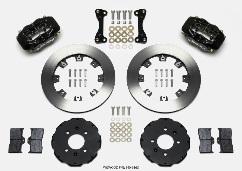 Wilwood Forged Dynalite Front Hat Kit 12.19in 94-01 Honda/Acura w/262mm Disc - eliteracefab.com