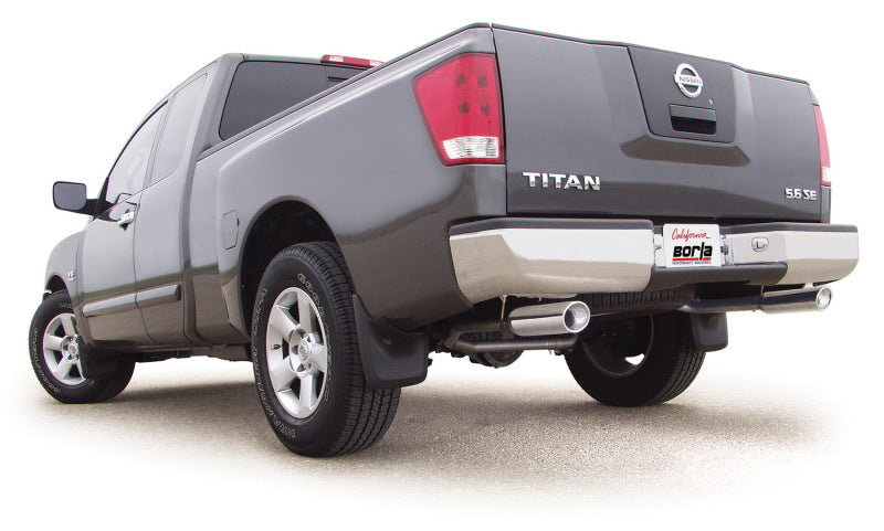 Borla 04-15 Nissan Titan 5.6L-V8 2&4WD Catback Exhaust System - eliteracefab.com