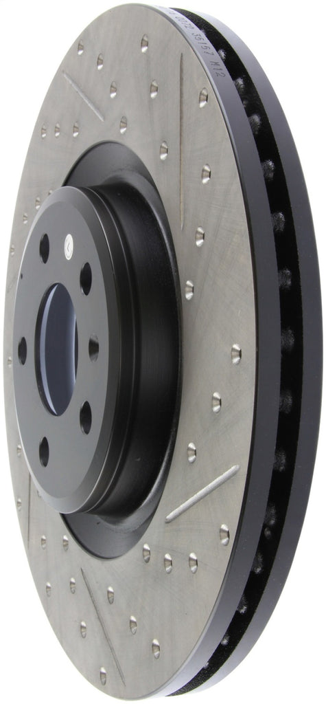 StopTech Slotted & Drilled Sport Brake Rotor - eliteracefab.com