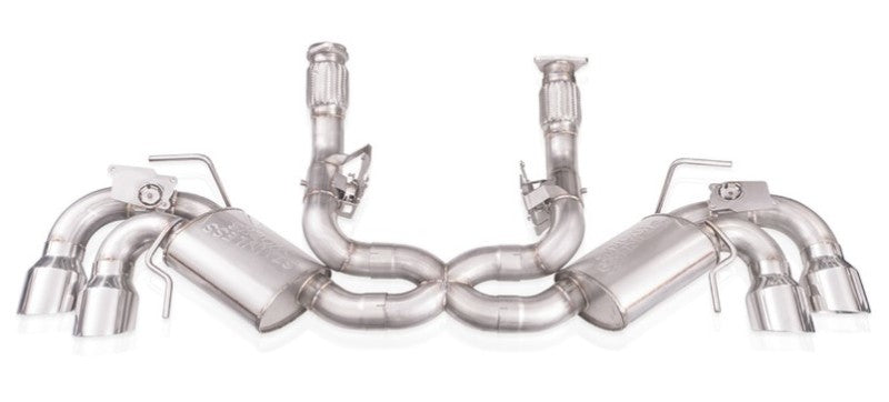 Stainless Works 20-21 Chevrolet Corvette C8 6.2L Redline Cat-Back Exhaust w/ Polished Tips Stainless Works