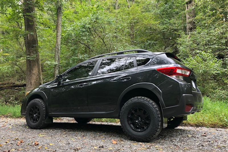 Rally Armor 18-22 Subaru Crosstrek Lift/AT Black Mud Flap w/ Silver Logo (Front Only)