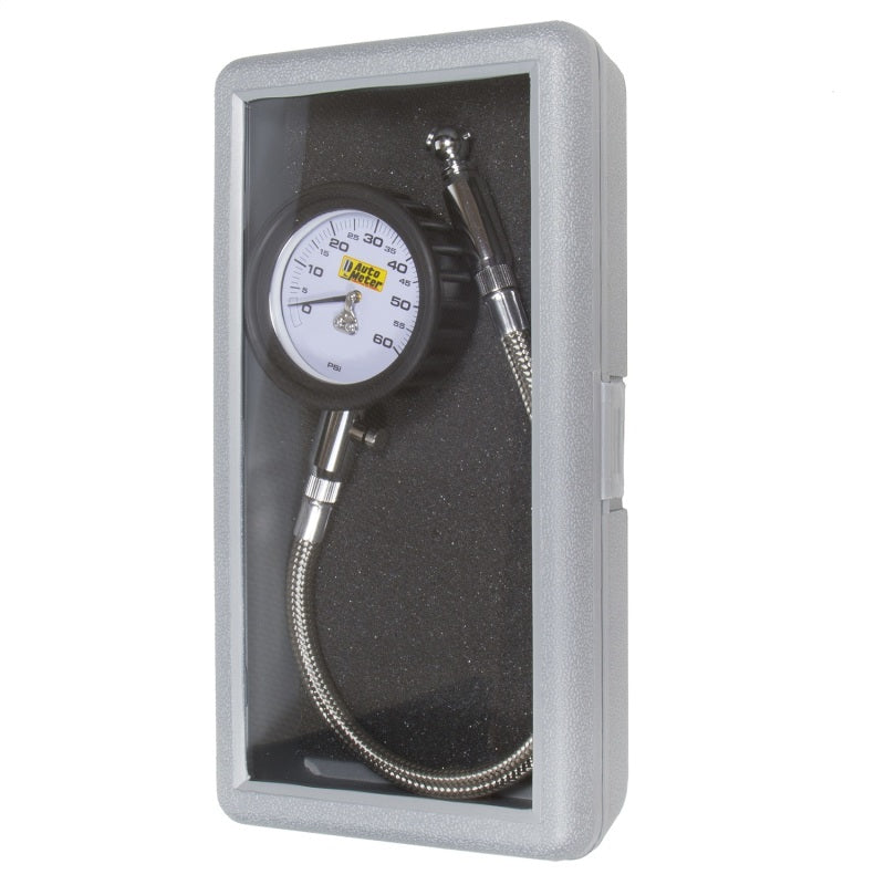 AutoMeter GAUGE; TIRE PRESSURE; 0-60PSI; ANALOG - eliteracefab.com