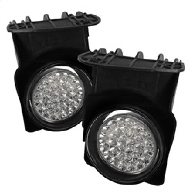 Spyder GMC Sierra 1500/2500 03-06 03-06 LED Fog Lights w/Switch Clear FL-LED-GS03-C - eliteracefab.com