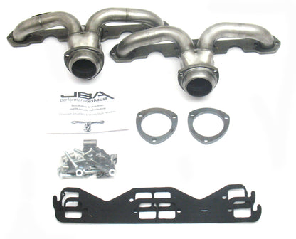 JBA 57-74 Chevrolet Corvette 265-400 SBC 1-5/8in Primary Raw 409 Tight Tuck Header JBA