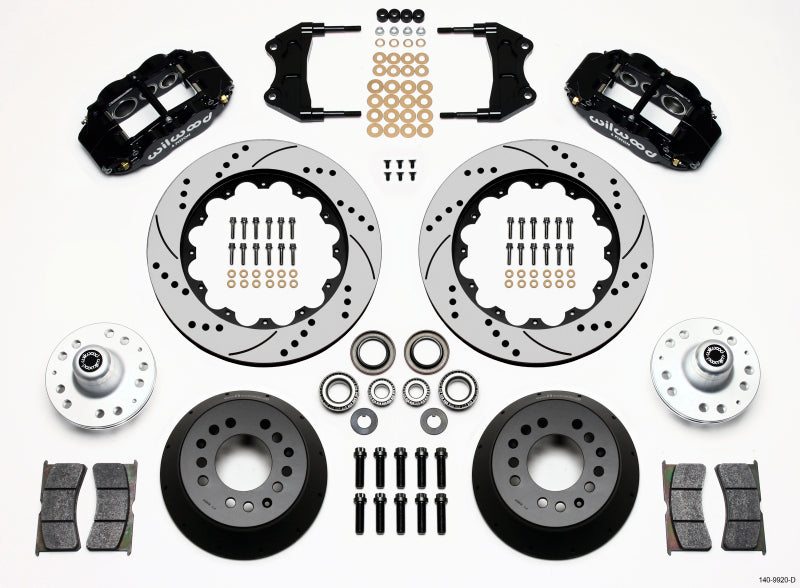 Wilwood Narrow Superlite 6R Front Hub Kit 14.00in Drilled WWE ProSpindle Wilwood