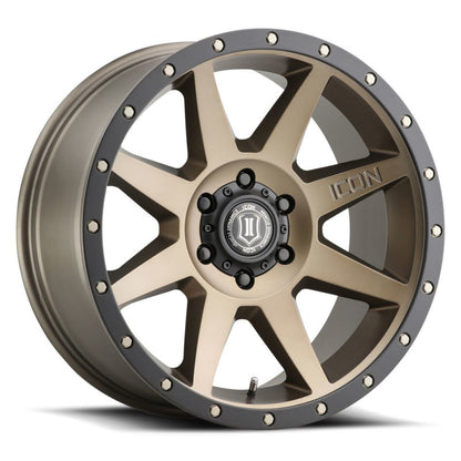 ICON Rebound 20x9 6x135 16mm Offset 5.625in BS Bronze Wheel - eliteracefab.com