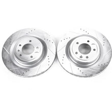 Load image into Gallery viewer, Power Stop 2017 Land Rover Discovery Rear Evolution Drilled &amp; Slotted Rotors - Pair - eliteracefab.com