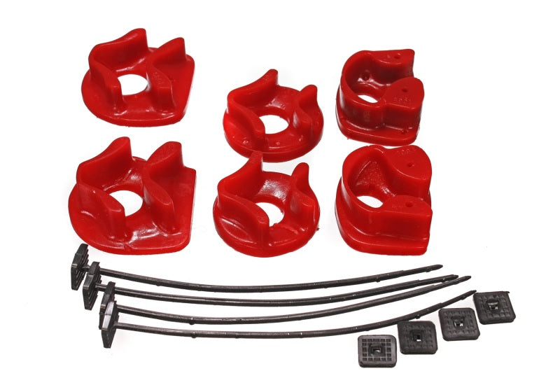 Energy Suspension 90-93 Acura Integra Red Motor Mount Inserts (2 Torque Mount Positions) - eliteracefab.com