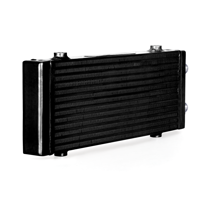 Mishimoto Universal Medium Bar and Plate Dual Pass Black Oil Cooler - eliteracefab.com
