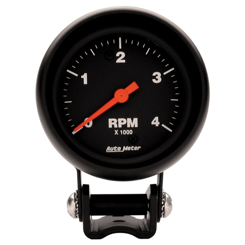 Autometer Z-Series 2-5/8in 4K RPM Pedestal Tachometer Gauge 2890