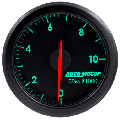 Autometer Airdrive 2-1/6in Tachometer Gauge 0-10K RMP - Black 9197-T