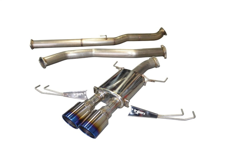 Injen 17-19 Honda Civic Type-R 3in SS Cat-Back Exhaust w/ Dual Burnt Titanium Tips - eliteracefab.com