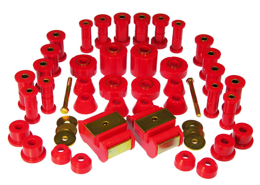 Prothane Total Vehicle Suspension Bushing Kit for 1973–80 Chevy/GMC Full-Size 4WD, Red – 7-2017