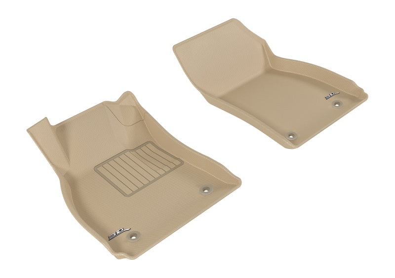 3D MAXpider L1BC02611502 2011-2017 Buick Regal Kagu 1st Row Floormat - Tan