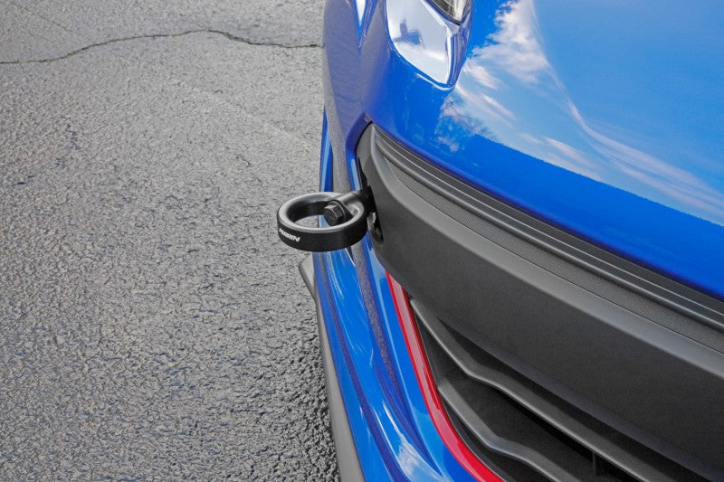 Perrin Tow Hook Kit - Front 2018+ Subaru WRX/STI - Flat Black - eliteracefab.com