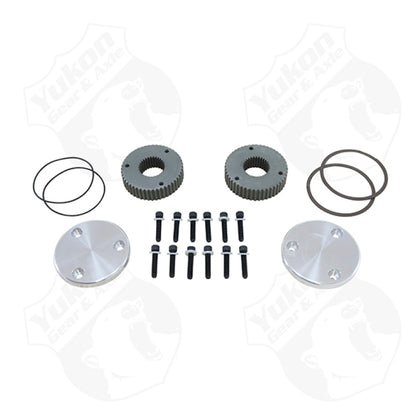 Yukon Gear Hardcore Drive Flange Kit For Dana 60 / 30 Spline Outer Stubs. Yukon Engraved Caps - eliteracefab.com