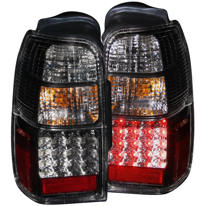 ANZO USA Toyota 4 Runner Led Taillights Black; 2001-2002 - eliteracefab.com