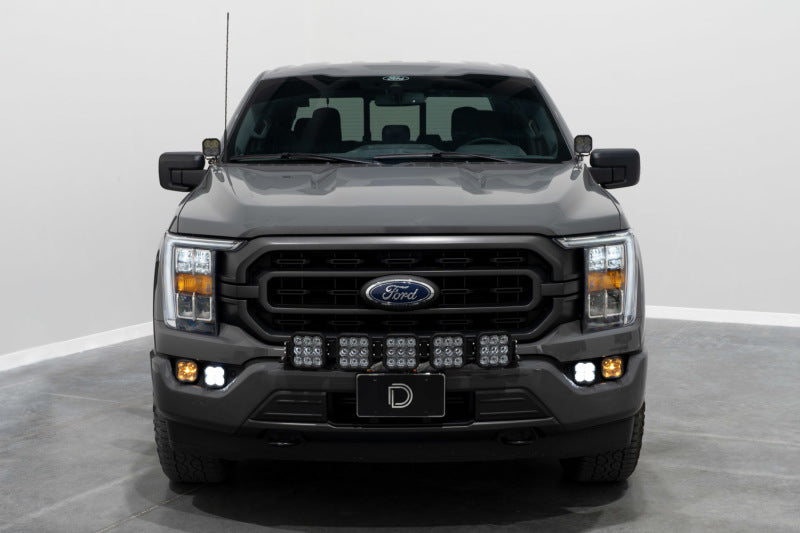 Diode Dynamics 21-22 Ford F-150 SS3 LED Fog Pocket Kit - Yellow Sport