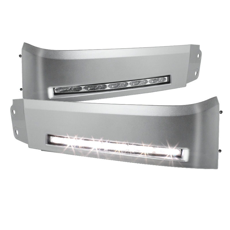 Spyder Toyota Tundra 07-13 Daytime LED Running Lights wo/switch Silver FL-DRL-TTU07-SIL - eliteracefab.com