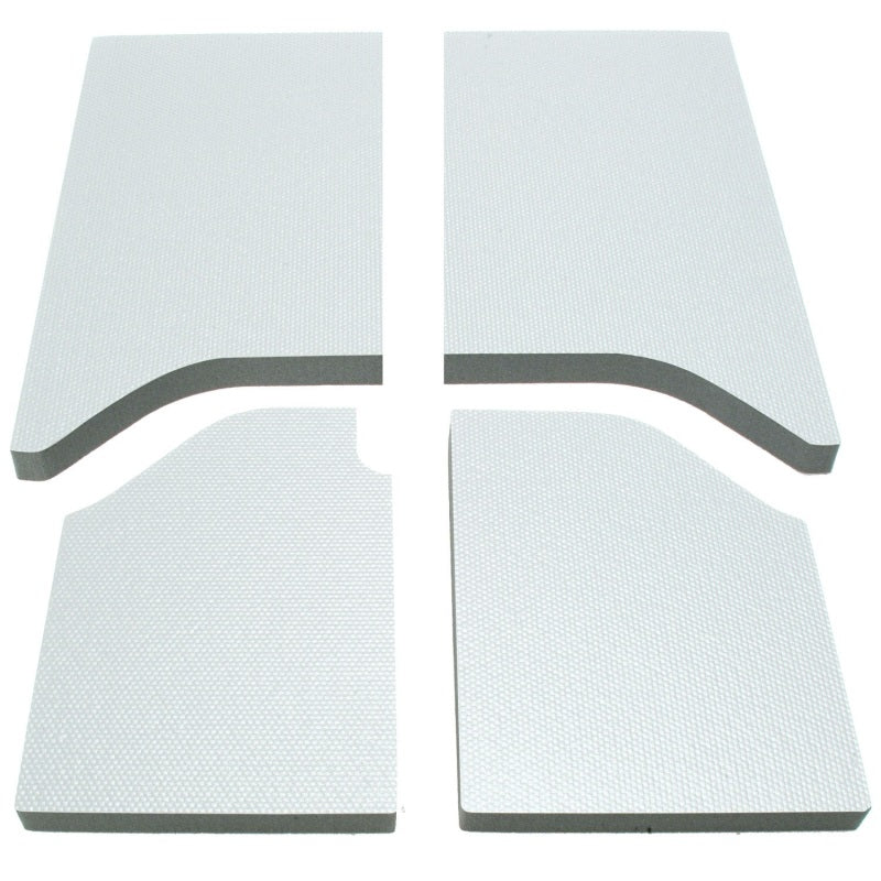 DEI 11-18 Jeep Wrangler JK 2-Door Boom Mat Headliner - 4 Piece - White DEI