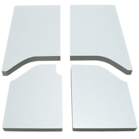 DEI 11-18 Jeep Wrangler JK 2-Door Boom Mat Headliner - 4 Piece - White DEI